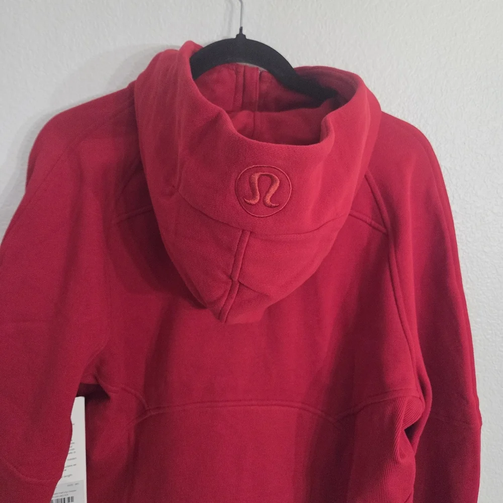 NWT Women's San Francisco 49ers Lululemon Scuba Half-Zip Hoodie Medium/Large Red - Picture 12 of 13